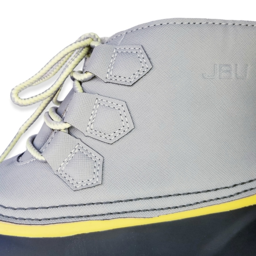 JBU by Jambu "Nala" Grey and Yellow Duck Boots Woman's Size 10 - Picture 6 of 11